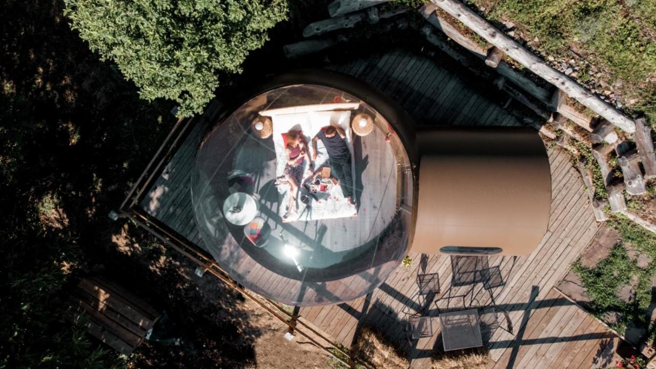 Bed and Breakfast Maso La Marianna Bubble Glamping In Trentino Sant'Orsola Екстер'єр фото