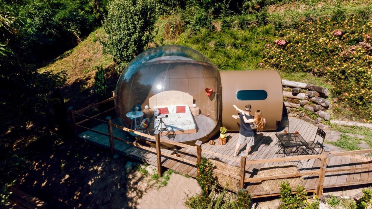 Bed and Breakfast Maso La Marianna Bubble Glamping In Trentino Sant'Orsola Екстер'єр фото